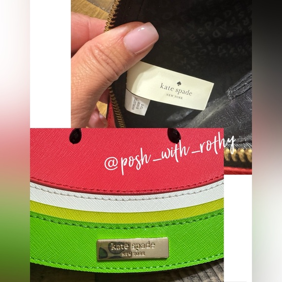 Kate Spade ♠️ New York - Make a Splash Watermelon Clutch 🍉 - Picture 4 of 7